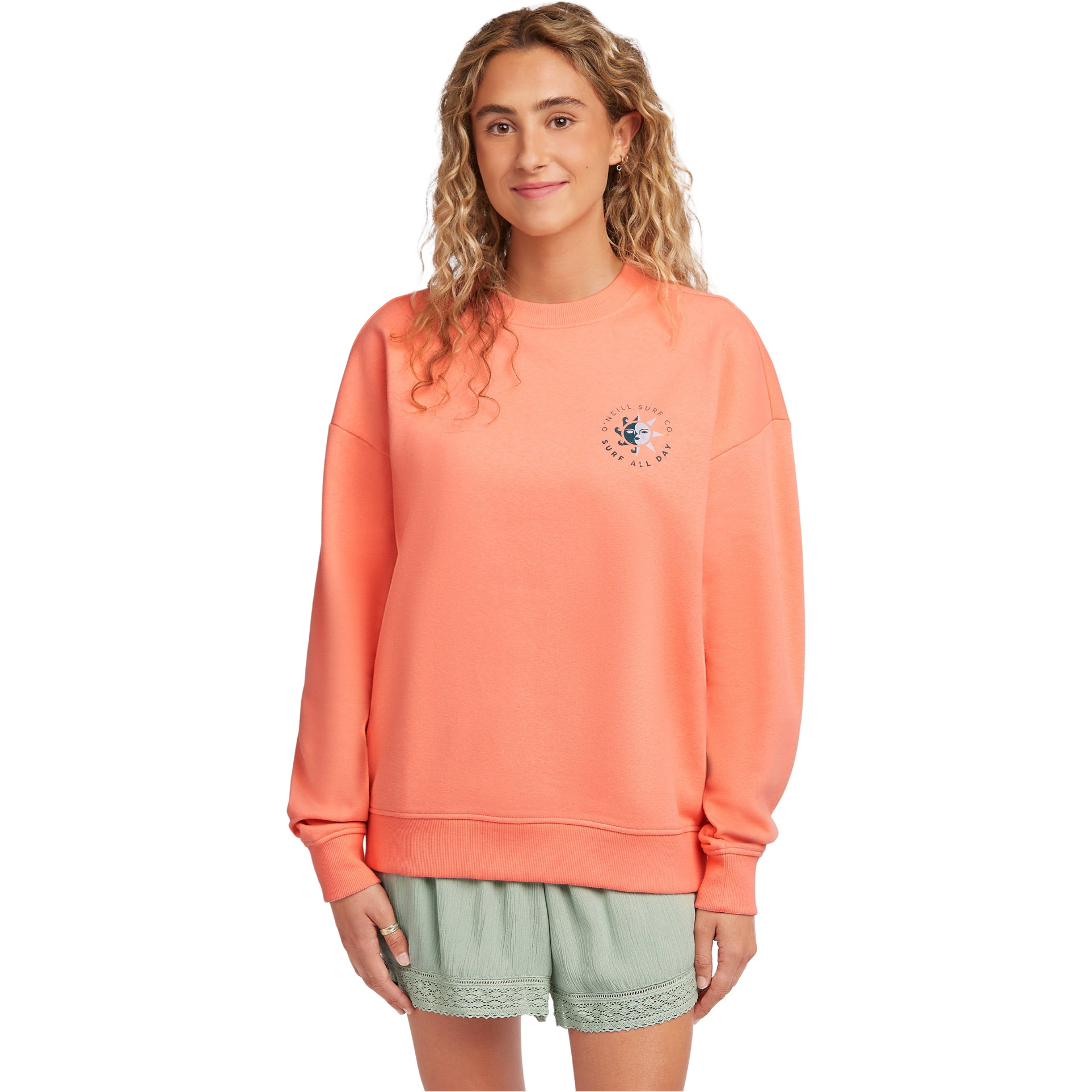 2026 O'Neill Womens Summer Musthave Crew 1750130 - Funky Peach